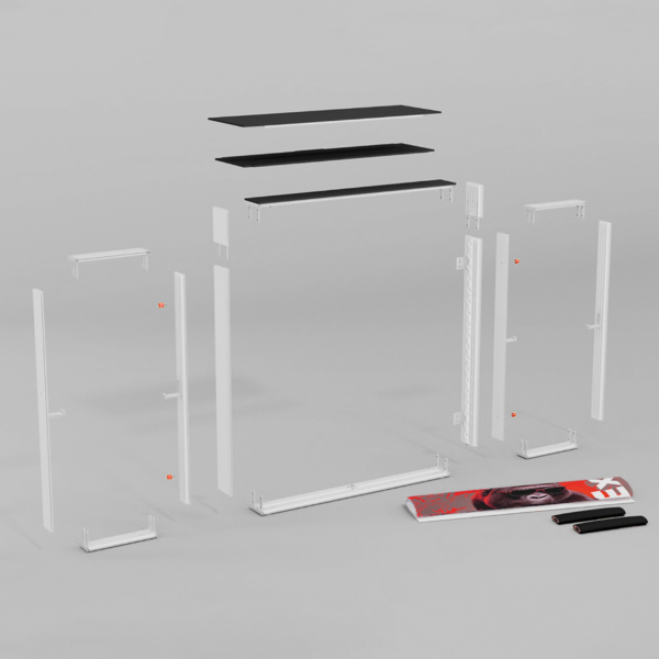 Esittelypöydät - Tekstiili - Counter max LED - AdExpo