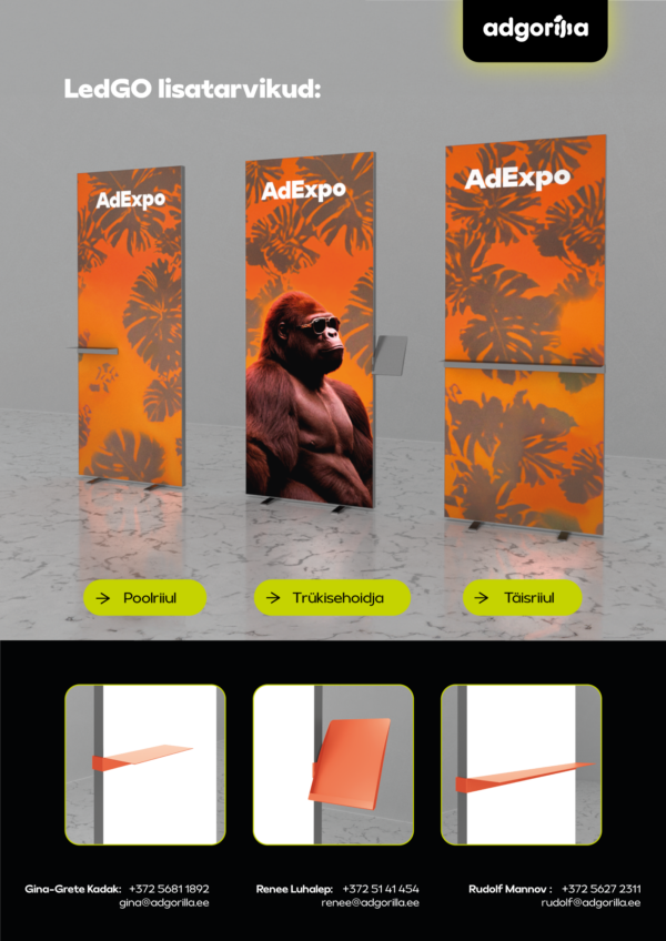 Vuokraus - LEDGO 100x245 - AdExpo